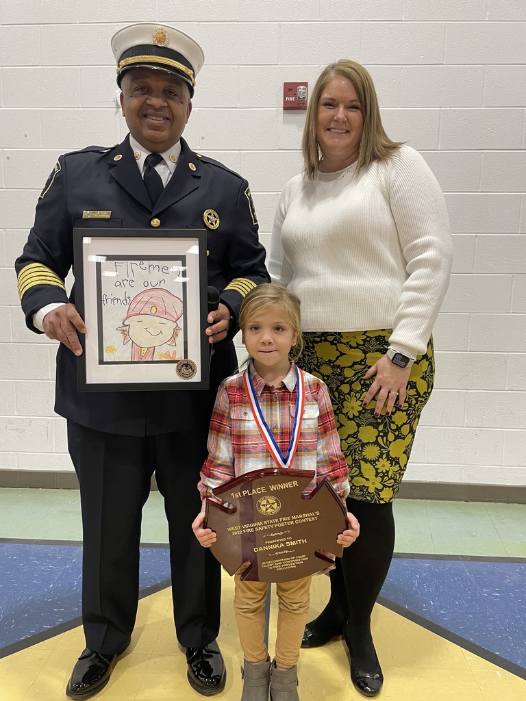WV State Fire Marshal Contest Winner Wayne Elementary Dannika 
