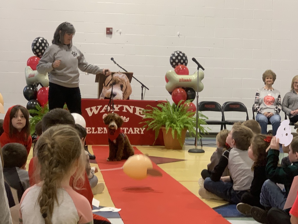 Winnie was introduced to her new home today at Wayne Elementary
