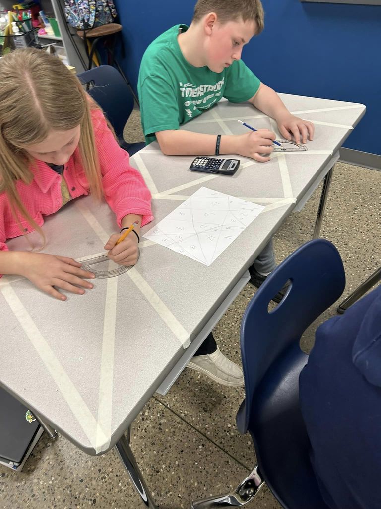 Crum PK8 Math Lesson 7th Graders Angles