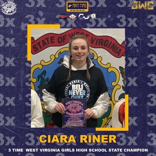 Ciara Riner Spring Valley High School Girls Wrestling State Championship