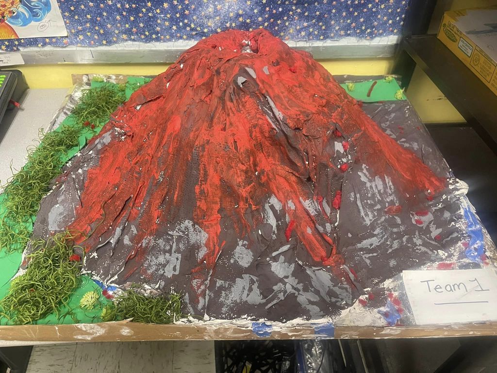 Volcano Eruption Wayne Middle School