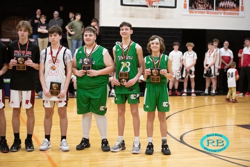Boys Basketball County Champions CeredoKenova Middle